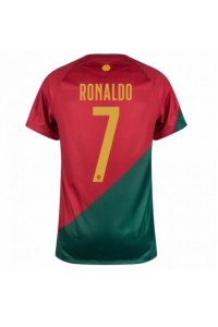 Portugal Cristiano Ronaldo #7 Voetbaltruitje Thuis tenue WK 2022 Korte Mouw